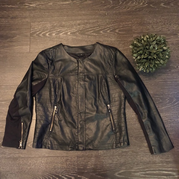 Apt. 9 Jackets & Blazers - Faux Leather Jacket